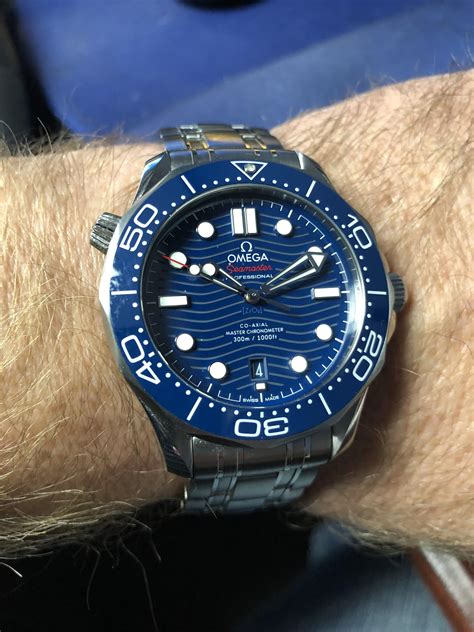 blue omega seamaster 300m|omega seamaster 300m pre owned.